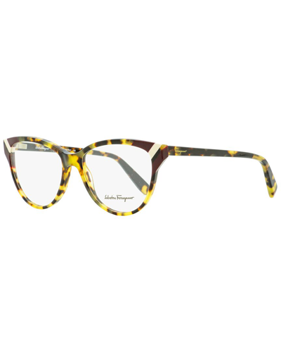 Ferragamo Women's Sf2844 54mm Optical Frames In Brown