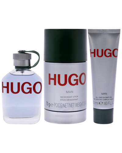 Hugo Boss Men's Hugo 3pc Gift Set In White
