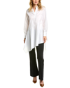 Natori Asymmetric Cotton Poplin Shirt