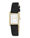Porsamo Bleu Karolina Diamond & Topaz Leather Strap Watch, 30mm