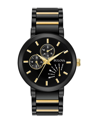 Bulova Men's Classic Black Dial Watch