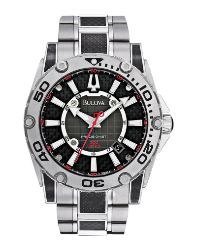 Bulova Men's Precisionist Black Dial Watch