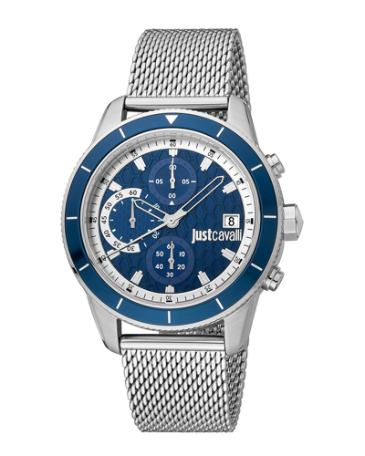 Just Cavalli Men's Maglia Blue Dial Watch