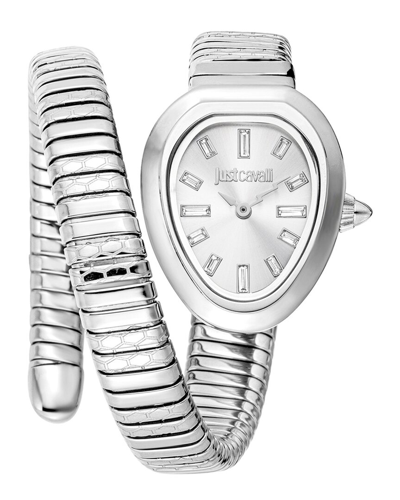 Just Cavalli Women's Aversa Silver Dial Watch