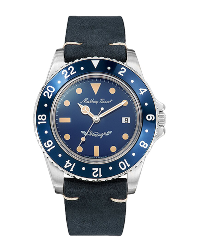 Mathey-tissot Men's Vintage Watch In Blue