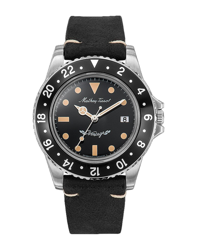 Mathey-tissot Men's Vintage Watch In Black
