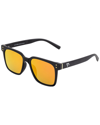 Sixty One Unisex Capri 54mm Polarized Sunglasses In Black/red-yellow