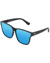 Sixty One Unisex Delos 66mm Polarized Sunglasses In Black/blue