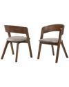 ARMEN LIVING DISCONTINUED ARMEN LIVING JACKIE MID-CENTURY UPHOLSTERED DINING CHAIRS