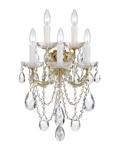 Crystorama 5-light Maria Theresa Sconce