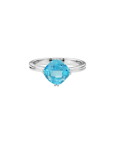 Diamond Select Cuts 14k 2.60 Ct. Tw. Blue Topaz Ring