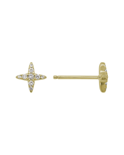 Diamond Select Cuts 14k 0.12 Ct. Tw. Diamond Star Studs