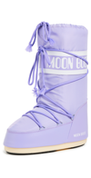 Moon Boot Icon Nylon Boots Lilac In Lilac