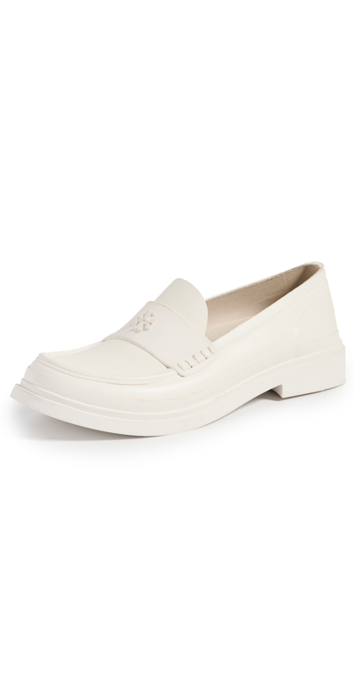 Tory Burch Classic Rain Loafers In Off White