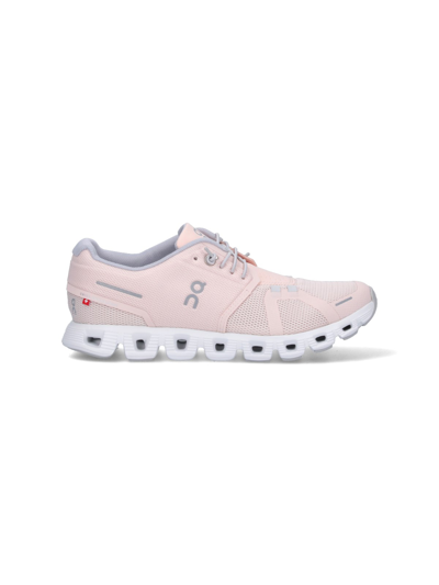 On 'cloud 5' Sneakers In Pink