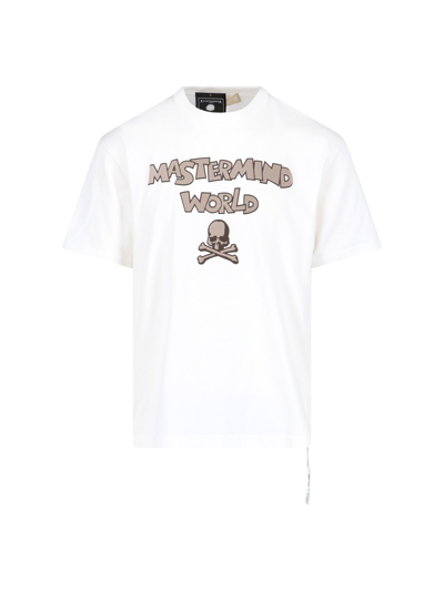 Mastermind Japan Back Print T-shirt In White