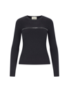 Isabel Marant Zip Detail Sweater In Black  