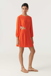 Ba&sh Bonica Dress In Orange