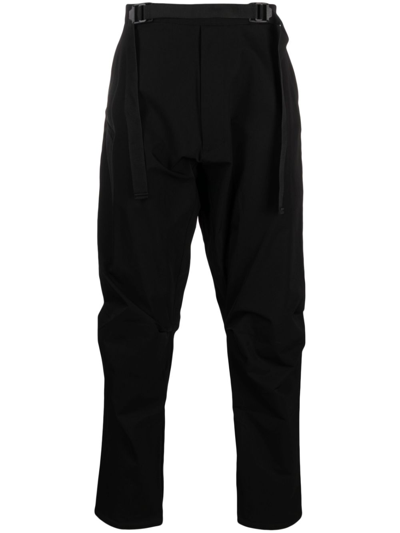 Acronym Black Schoeller Dryskin Drawcord Trousers