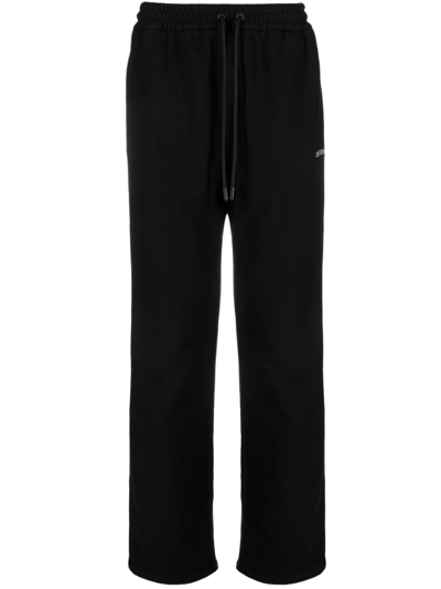 Off-white Arrows-print Cotton Track Pants In Schwarz