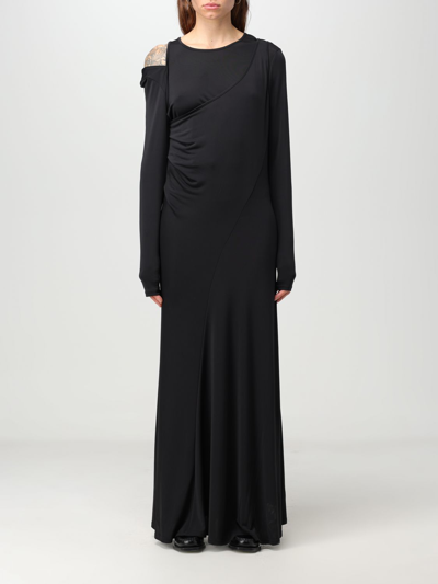 Wood Wood Dress  Woman In Black