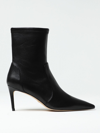 Stuart Weitzman Flat Ankle Boots  Woman In Black