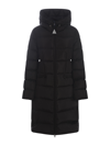 Moncler Black Avocette Down Jacket In Nero