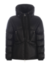 Moncler Seine Long-sleeved Cotton Suit In Nero