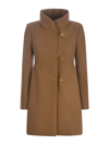 Fay Romantic Coat In Cammello