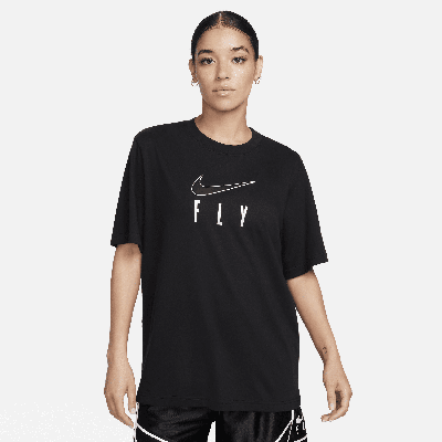 Nike Women's Dri-fit Swoosh Fly T-shirt In Black