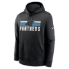 Nike Carolina Panthers Club Menâs  Men's Nfl Pullover Hoodie In Black