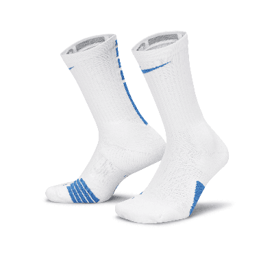 Nike Unisex Elite Crew Basketball Socks In White | ModeSens