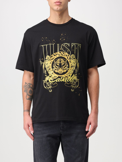 Just Cavalli T-shirt  Men Colour Black