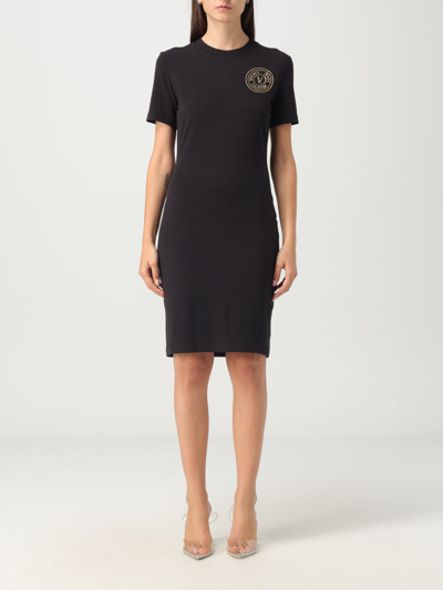 VERSACE JEANS COUTURE DRESS VERSACE JEANS COUTURE WOMAN COLOR BLACK,E93188002