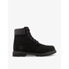 TIMBERLAND TIMBERLAND WOMENS BLACK PREMIUM CHUNKY-SOLE LEATHER BOOTS