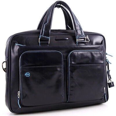 Pre-owned Piquadro Fashion Briefcase Skinny Computer Bag Pouch Ipad  - Ca2849b2-blu2
