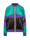 Dsquared2 80's Color-block Bomber Jacket In Mix Colours