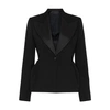 Max Mara Gara Buttoned V-neck Blazer In Nero