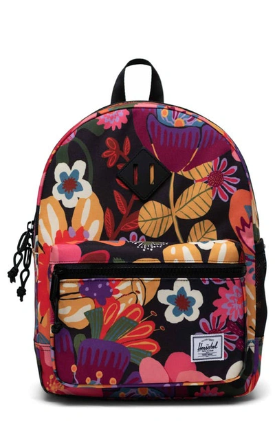 Herschel Supply Co Kids' Heritage Recycled Polyester Backpack In Fall Blooms