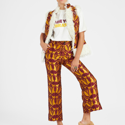 La Doublej Hendrix Pants In Papyrus Gold