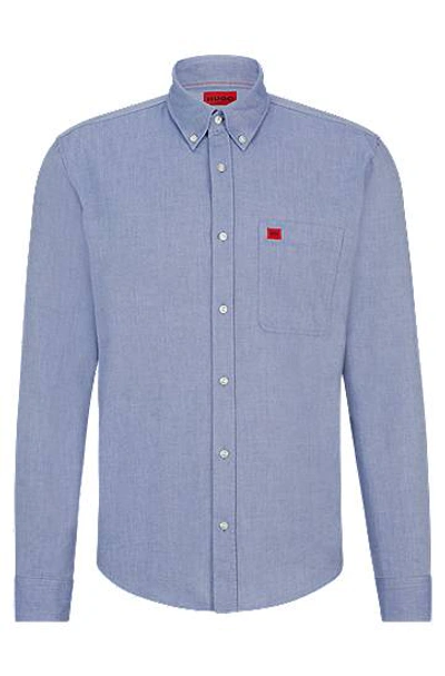Hugo Boss Button-down Slim-fit Shirt In Oxford Cotton