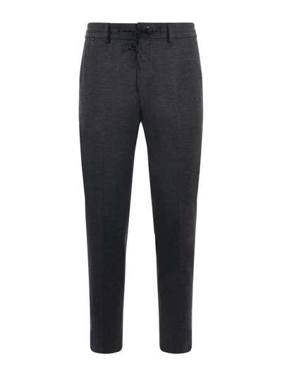 Hugo Boss Boss Trousers In Grigio Scuro