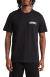 Carhartt University Script Logo T-shirt In Black Gold