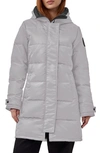 Canada Goose Shelburne Quilted Down Parka In Willow Grey-gris Saule