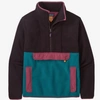 Patagonia Synchilla Fleece Anorak In Blue