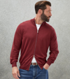 Brunello Cucinelli Men's Wool-cashmere Full-zip Sweater In Navy