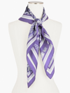 Talbots Colorblock Paisley Silk Square Scarf - Purple Majesty - 001  In Purple Majesty