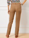 Talbots Petite - Stretch Corduroy Straight Leg Pants - Dark Aubergine - 10