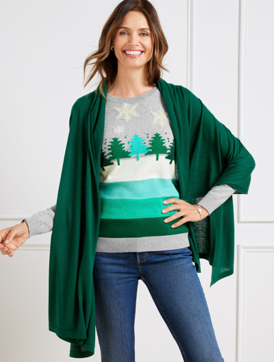 Talbots The Perfect Wrap - Highland Green - 001  In Highland Green