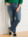 TALBOTS PLUS SIZE EXCLUSIVE BARELY BOOT JEANS - SERENA WASH - CURVY FIT - 16 TALBOTS